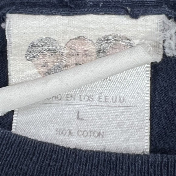 Vtg 90's Three Stooges Curly Why Soitenly Shirt L Mens T-shirt - Picture 3 of 11